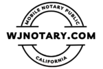 WJ Motak - Temecula Mobile Notary in Riverside County.